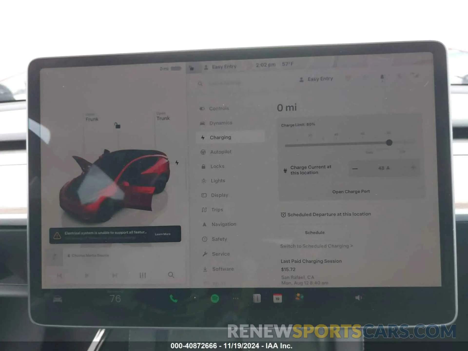 18 fotografías del automóvil dañado 7SAYGAEE0RF017553 TESLA MODEL Y 2024