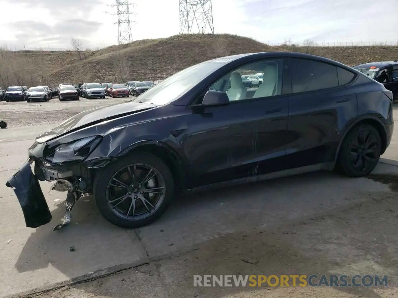 1 fotografías del automóvil dañado 7SAYGAEE0RF157909 TESLA MODEL Y 2024