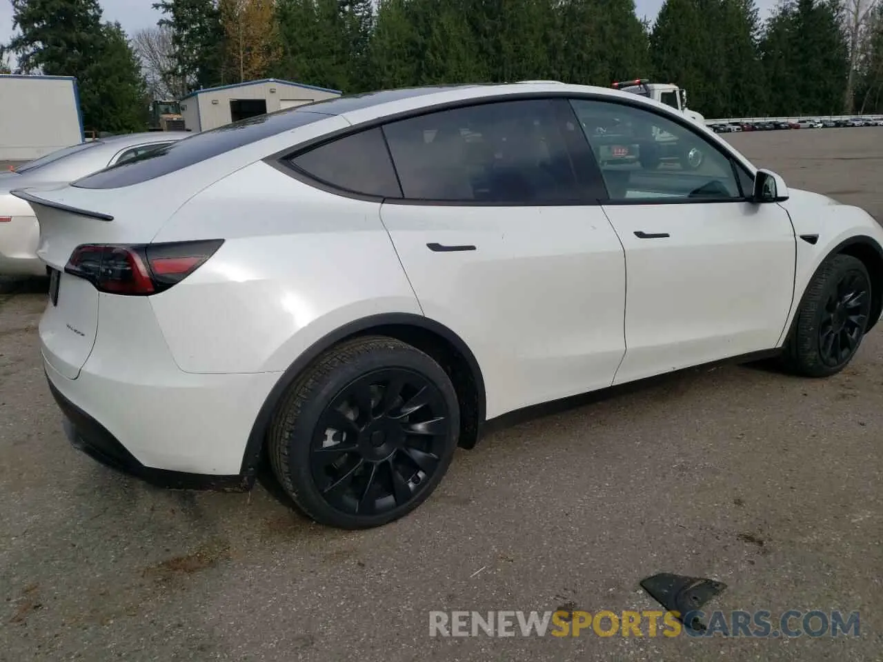 3 fotografías del automóvil dañado 7SAYGAEE1RF190241 TESLA MODEL Y 2024