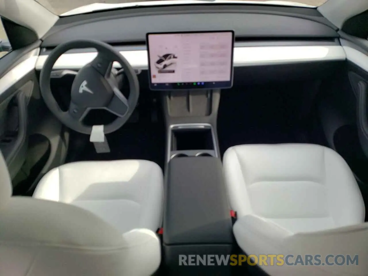 8 fotografías del automóvil dañado 7SAYGAEE1RF190241 TESLA MODEL Y 2024