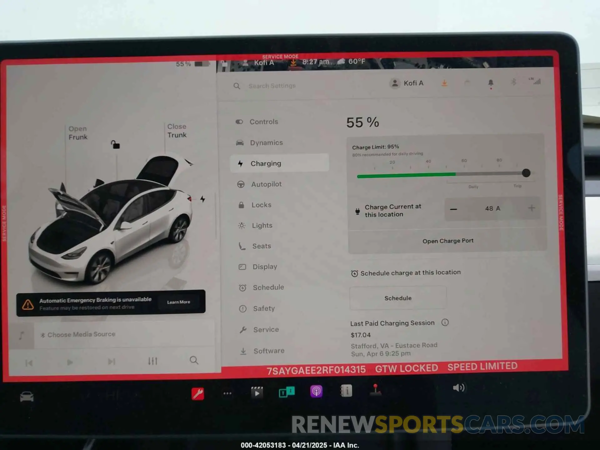 17 fotografías del automóvil dañado 7SAYGAEE2RF014315 TESLA MODEL Y 2024