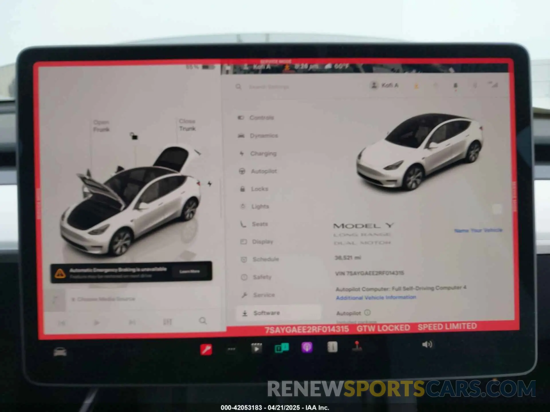 18 fotografías del automóvil dañado 7SAYGAEE2RF014315 TESLA MODEL Y 2024