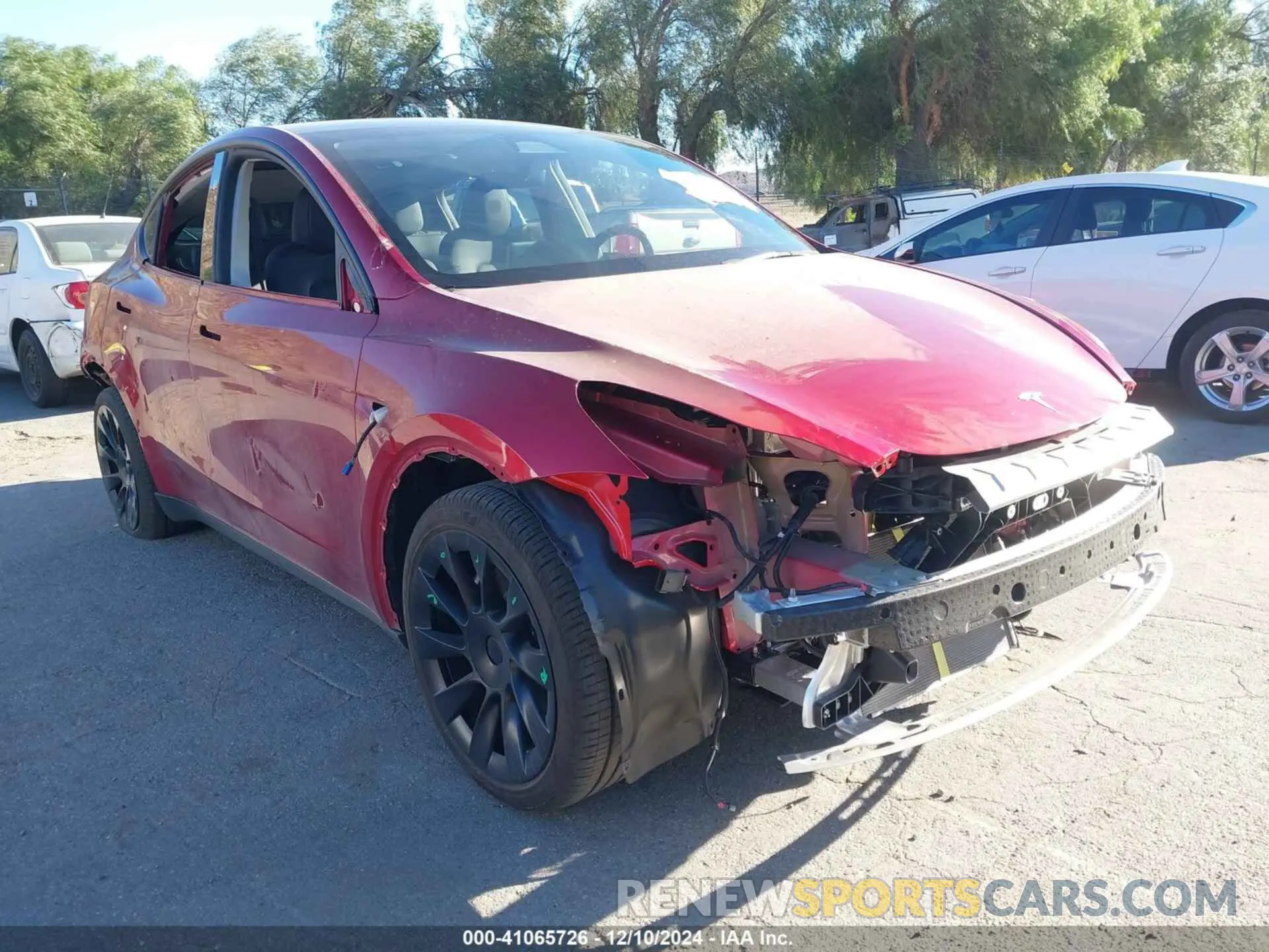1 fotografías del automóvil dañado 7SAYGAEE2RF021118 TESLA MODEL Y 2024