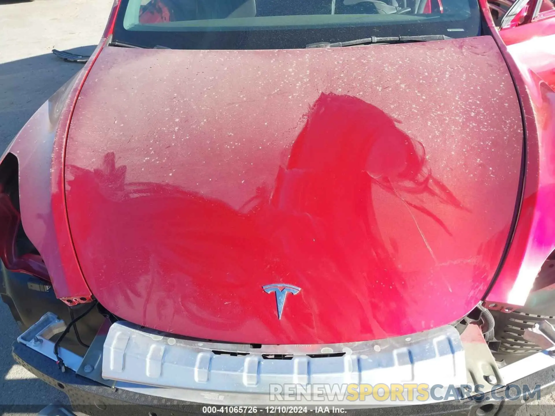 10 fotografías del automóvil dañado 7SAYGAEE2RF021118 TESLA MODEL Y 2024