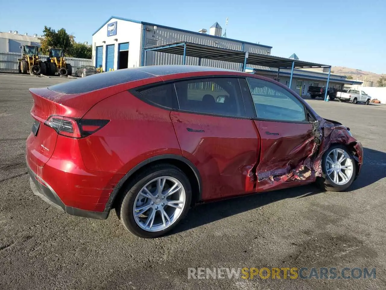 3 fotografías del automóvil dañado 7SAYGAEE2RF086437 TESLA MODEL Y 2024