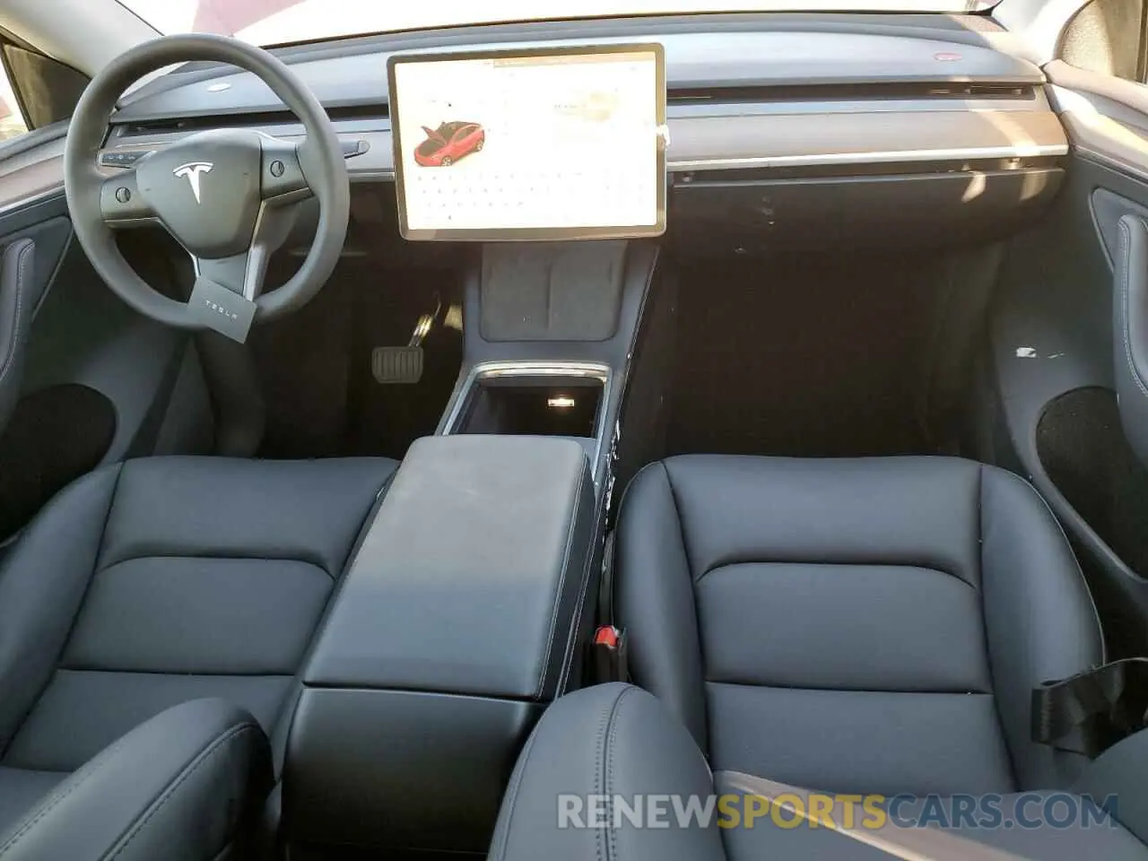 8 fotografías del automóvil dañado 7SAYGAEE2RF086437 TESLA MODEL Y 2024