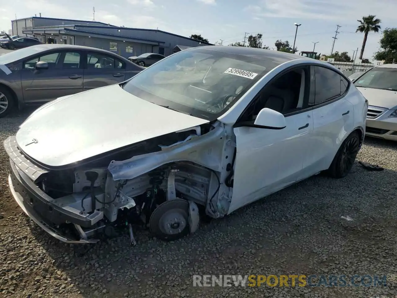 1 fotografías del automóvil dañado 7SAYGAEE2RF086860 TESLA MODEL Y 2024