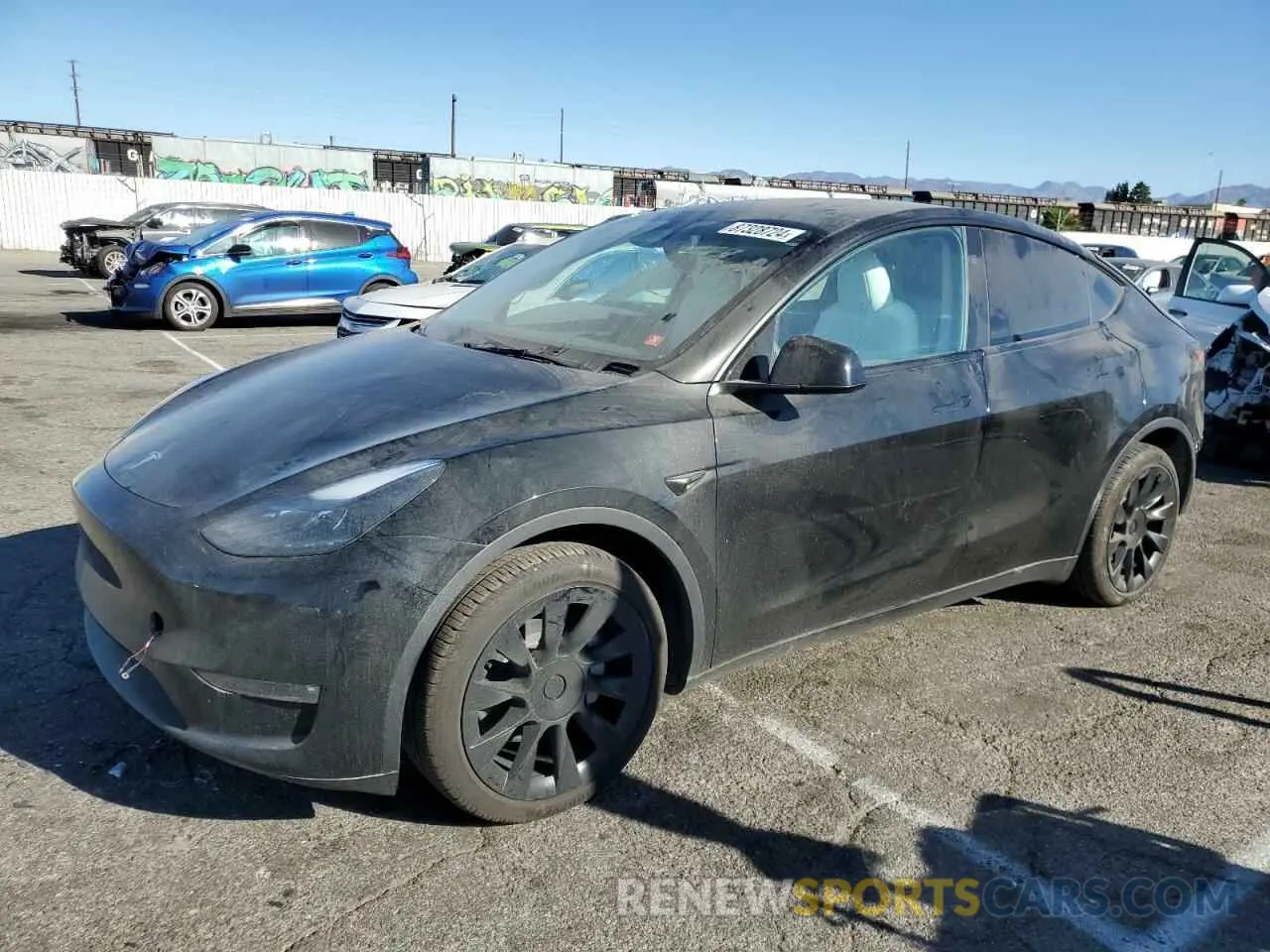 1 fotografías del automóvil dañado 7SAYGAEE2RF984326 TESLA MODEL Y 2024