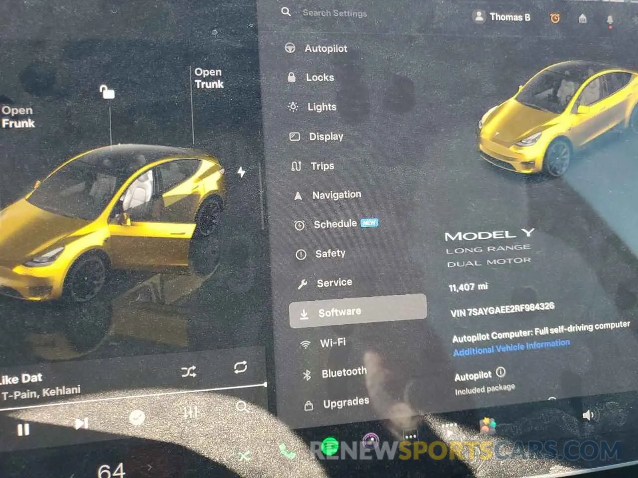 9 fotografías del automóvil dañado 7SAYGAEE2RF984326 TESLA MODEL Y 2024