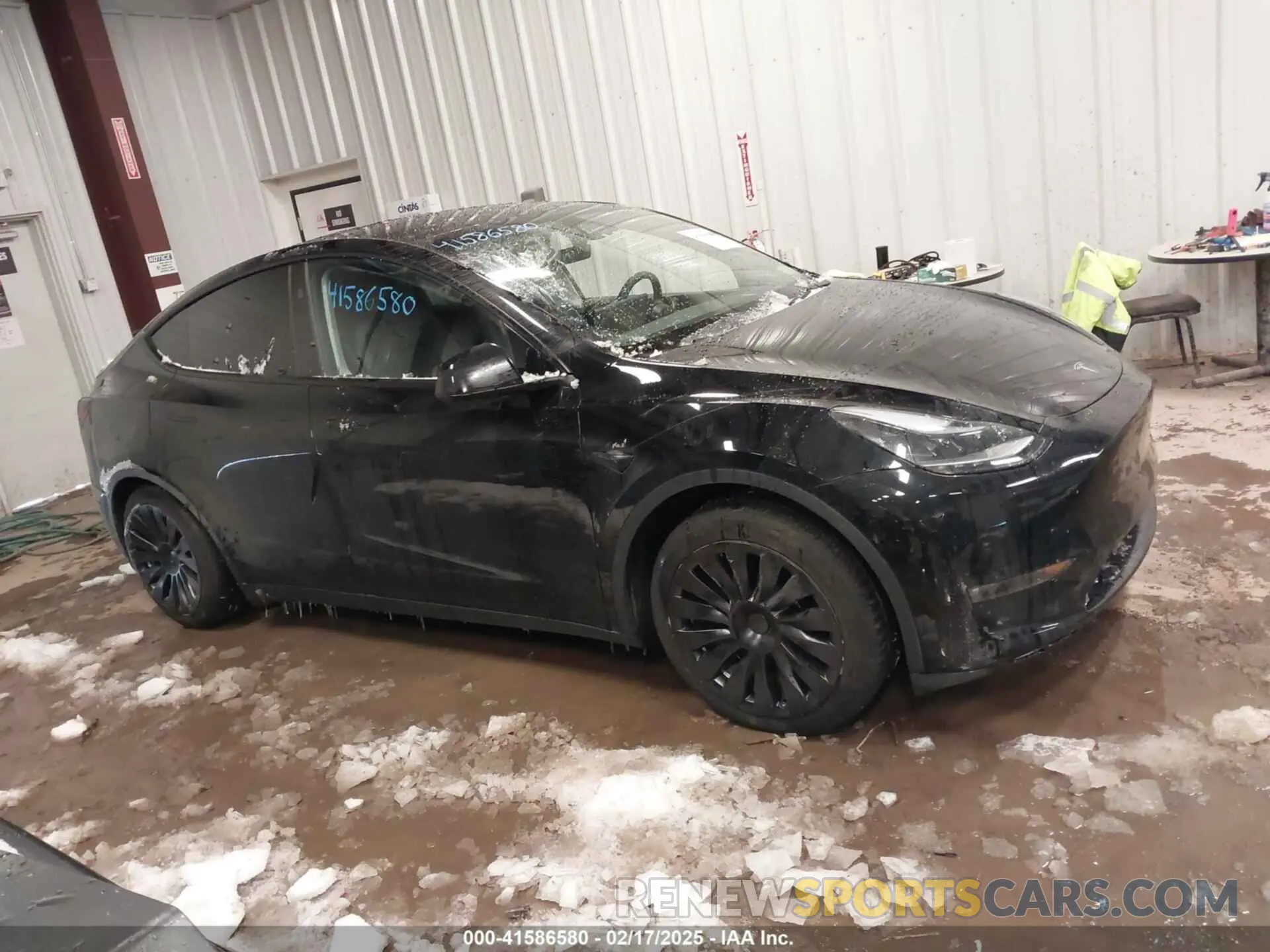 13 fotografías del automóvil dañado 7SAYGAEE3RF023721 TESLA MODEL Y 2024