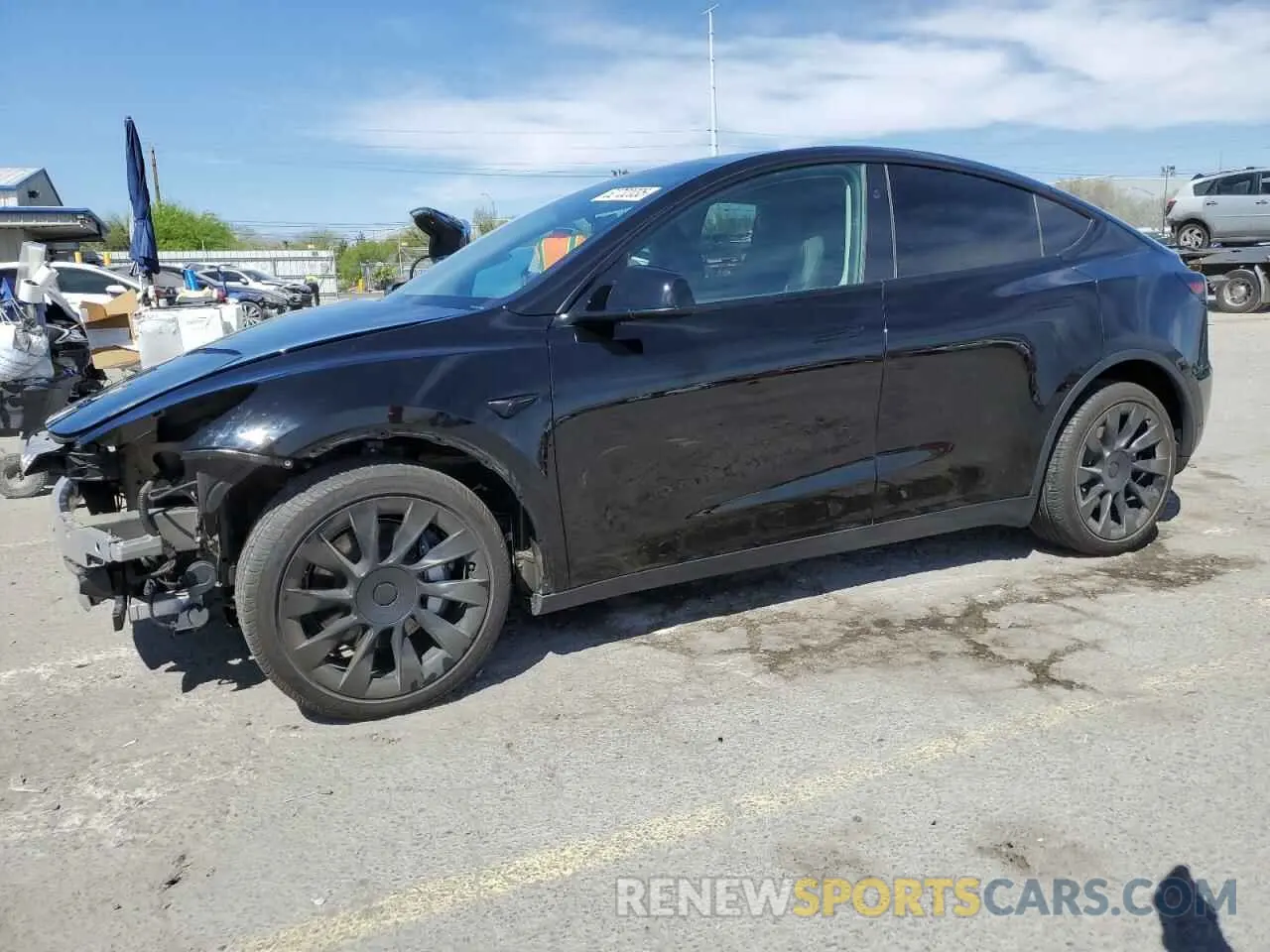 1 fotografías del automóvil dañado 7SAYGAEE3RF089122 TESLA MODEL Y 2024