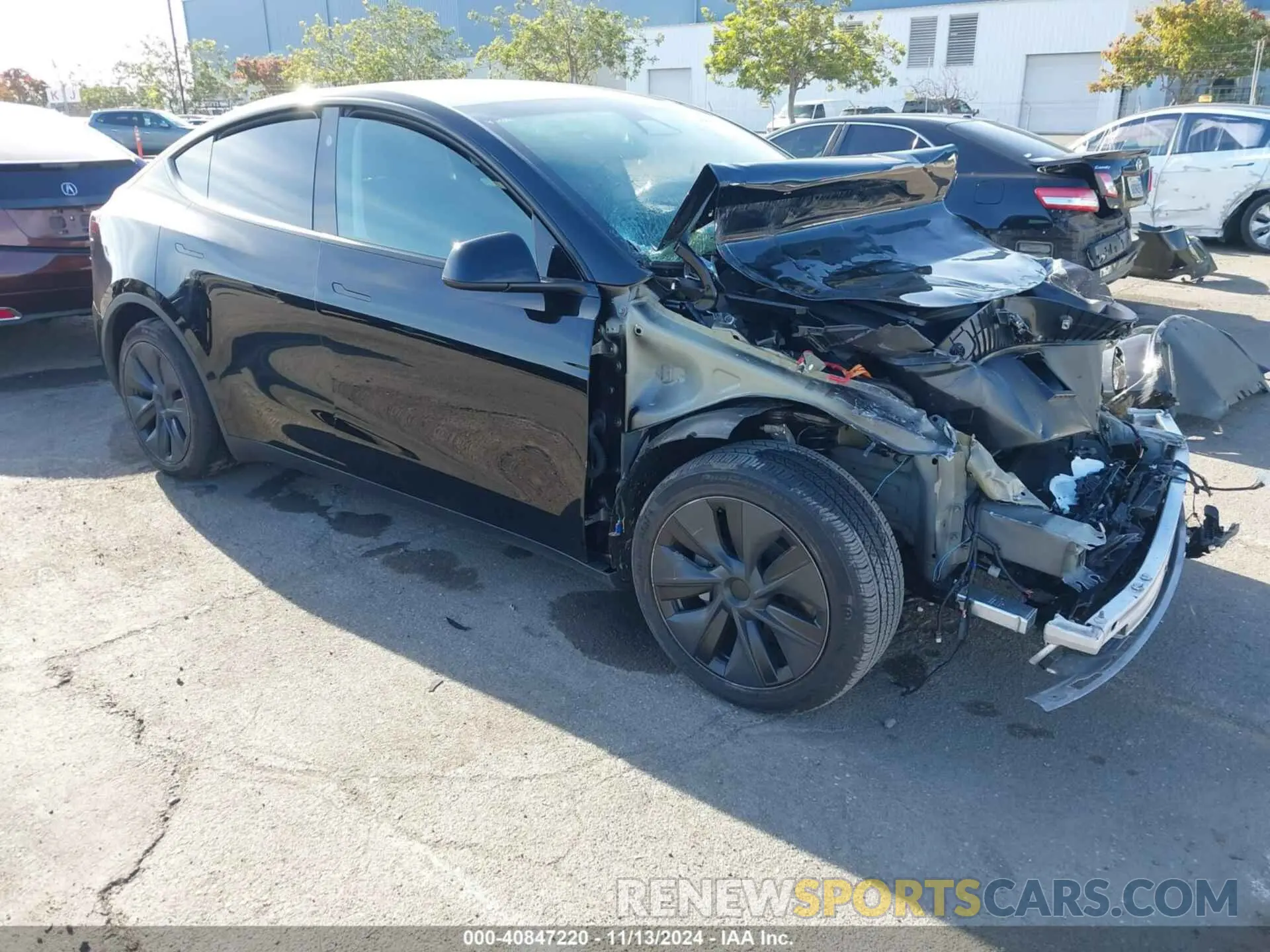 1 fotografías del automóvil dañado 7SAYGAEE4RF126078 TESLA MODEL Y 2024