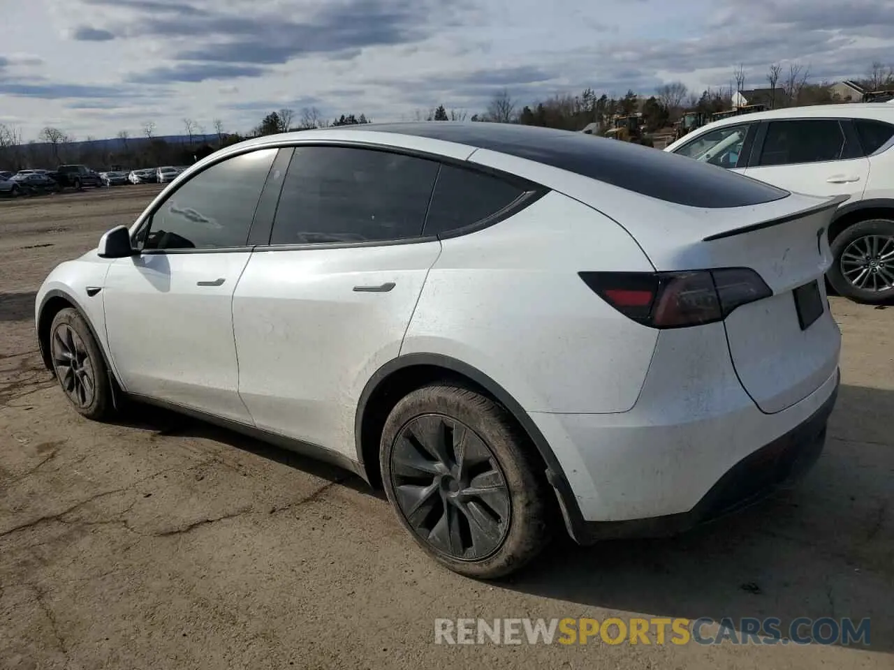 2 fotografías del automóvil dañado 7SAYGAEE4RF149974 TESLA MODEL Y 2024