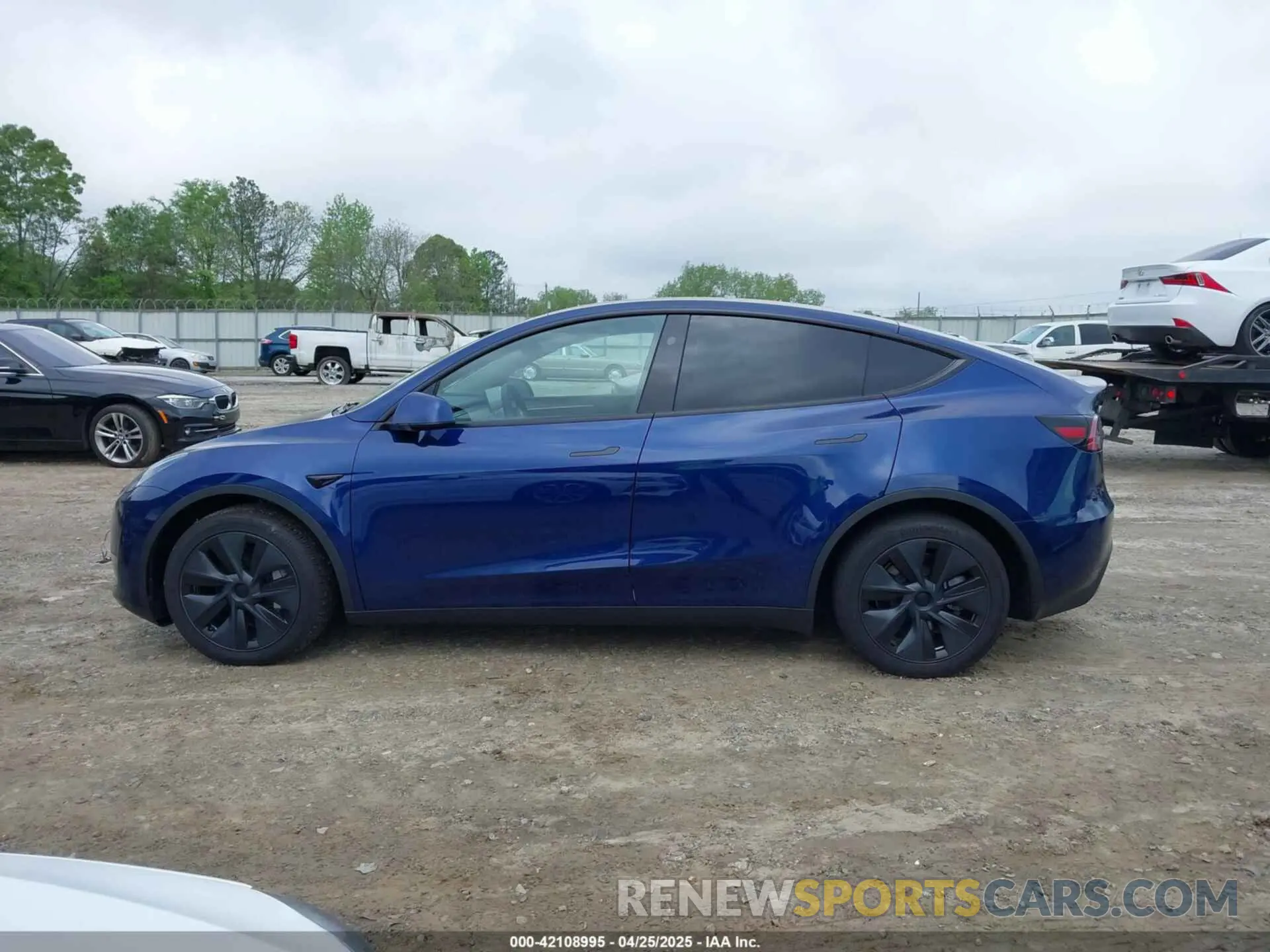 14 fotografías del automóvil dañado 7SAYGAEE4RF161266 TESLA MODEL Y 2024