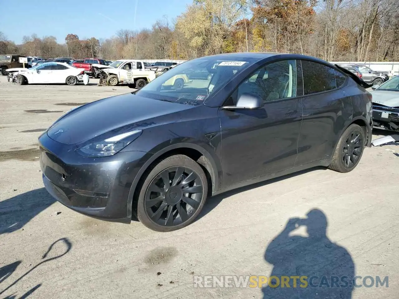 1 fotografías del automóvil dañado 7SAYGAEE5RF061273 TESLA MODEL Y 2024