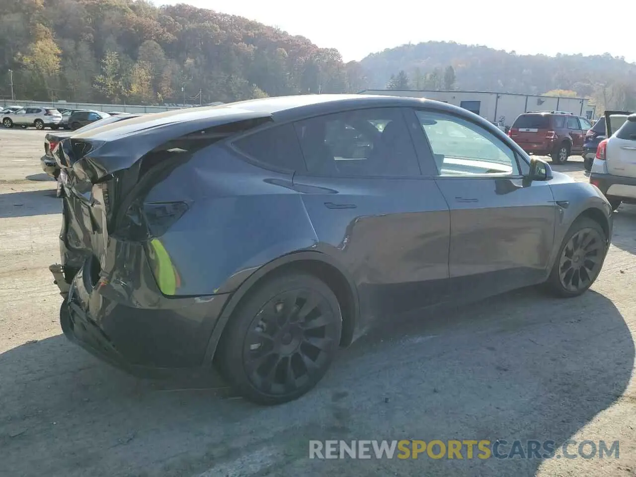 3 fotografías del automóvil dañado 7SAYGAEE5RF061273 TESLA MODEL Y 2024