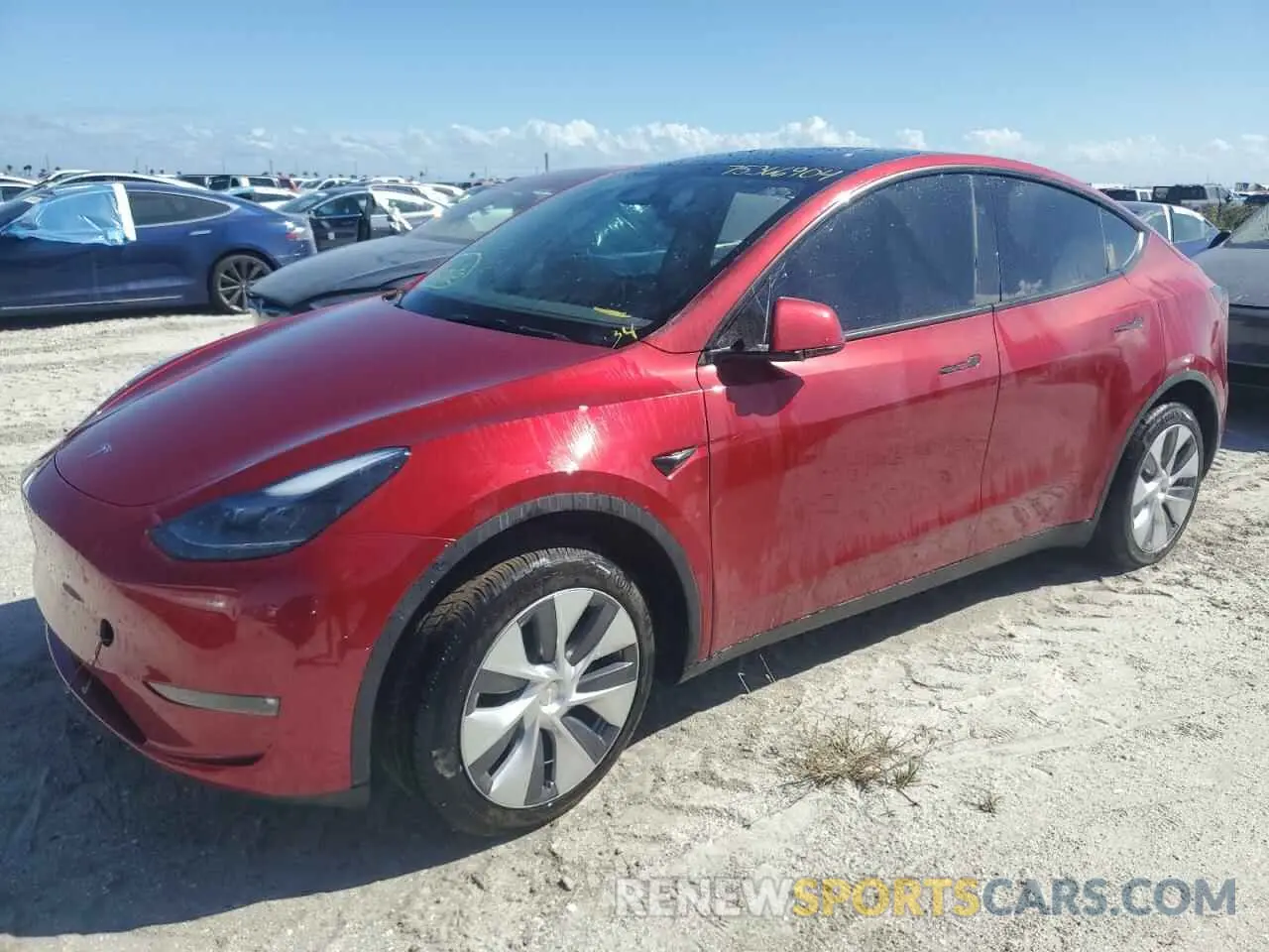 1 fotografías del automóvil dañado 7SAYGAEE5RF079935 TESLA MODEL Y 2024