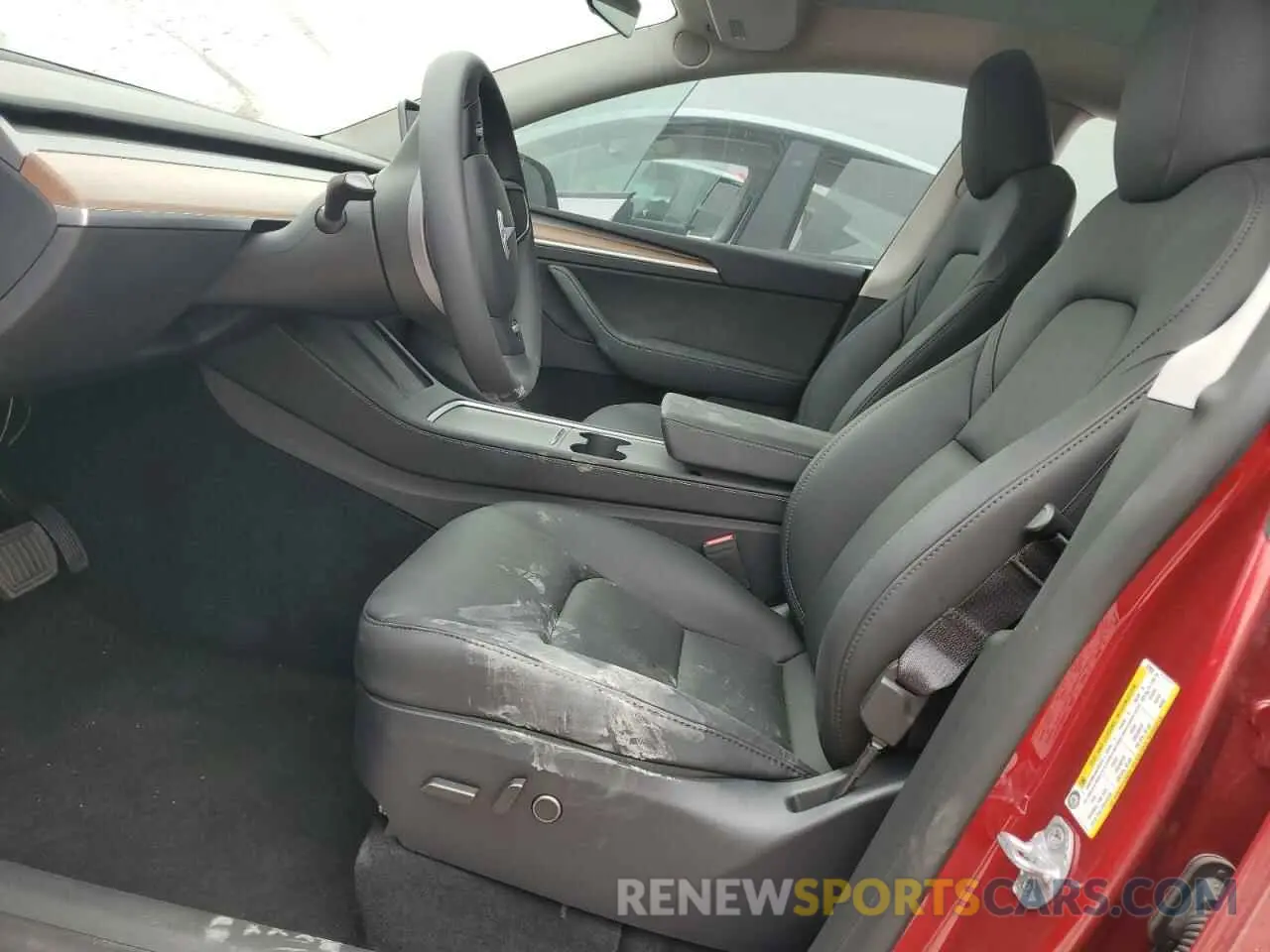 7 fotografías del automóvil dañado 7SAYGAEE5RF079935 TESLA MODEL Y 2024