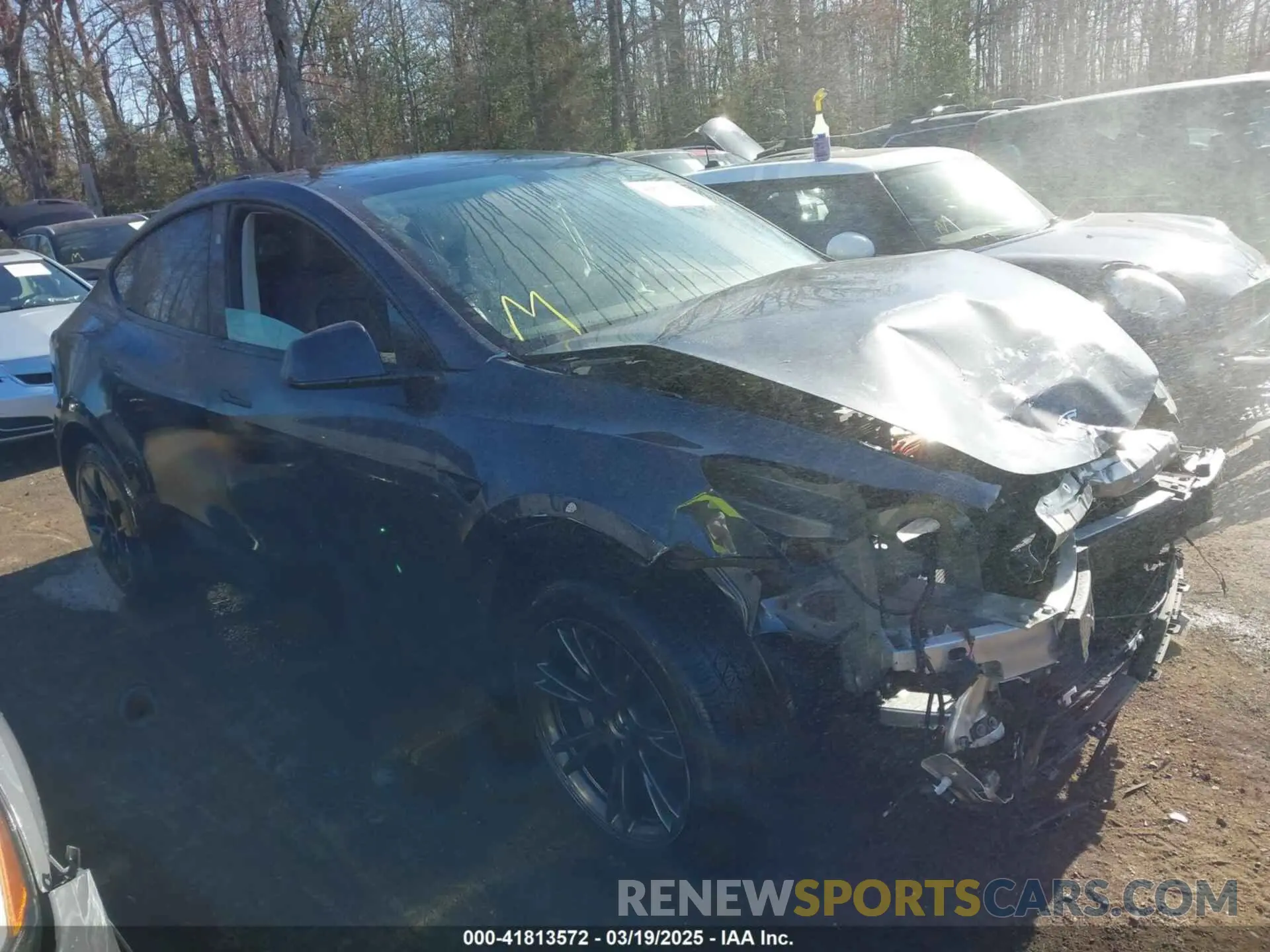 1 fotografías del automóvil dañado 7SAYGAEE5RF127224 TESLA MODEL Y 2024