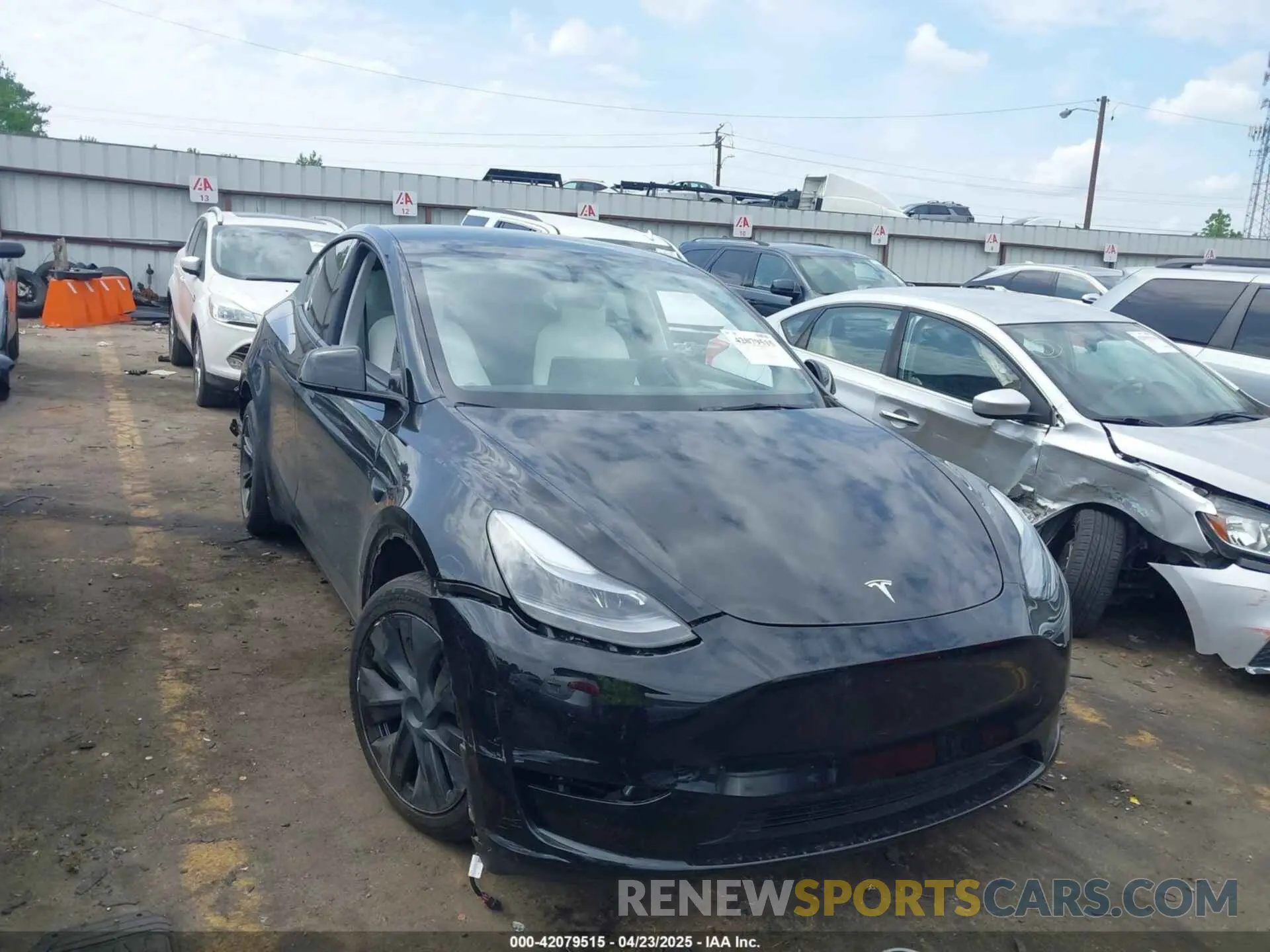 1 fotografías del automóvil dañado 7SAYGAEE5RF186418 TESLA MODEL Y 2024
