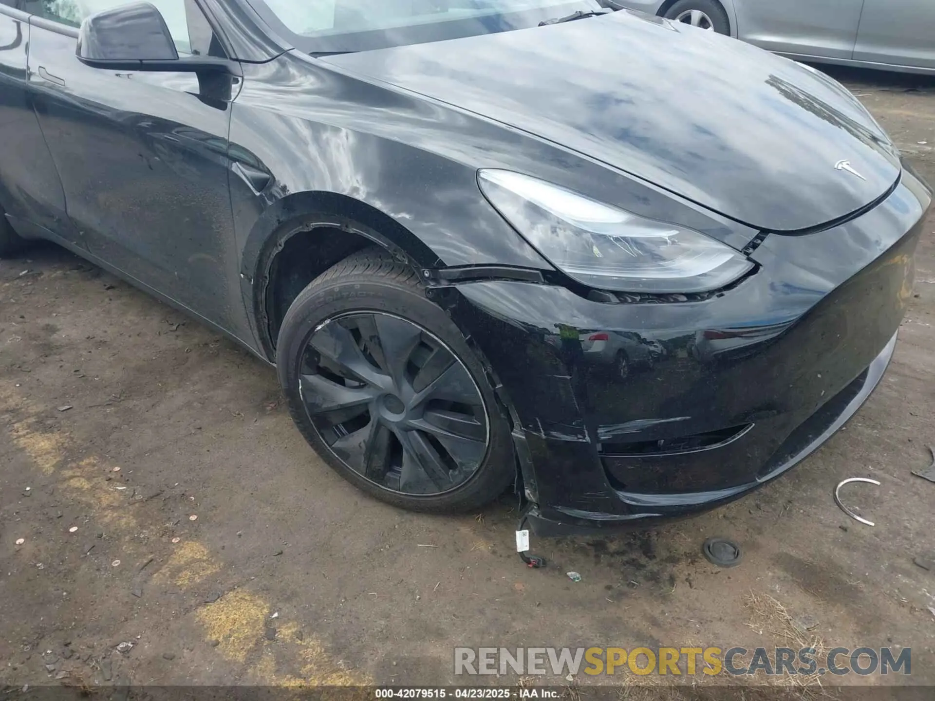 6 fotografías del automóvil dañado 7SAYGAEE5RF186418 TESLA MODEL Y 2024