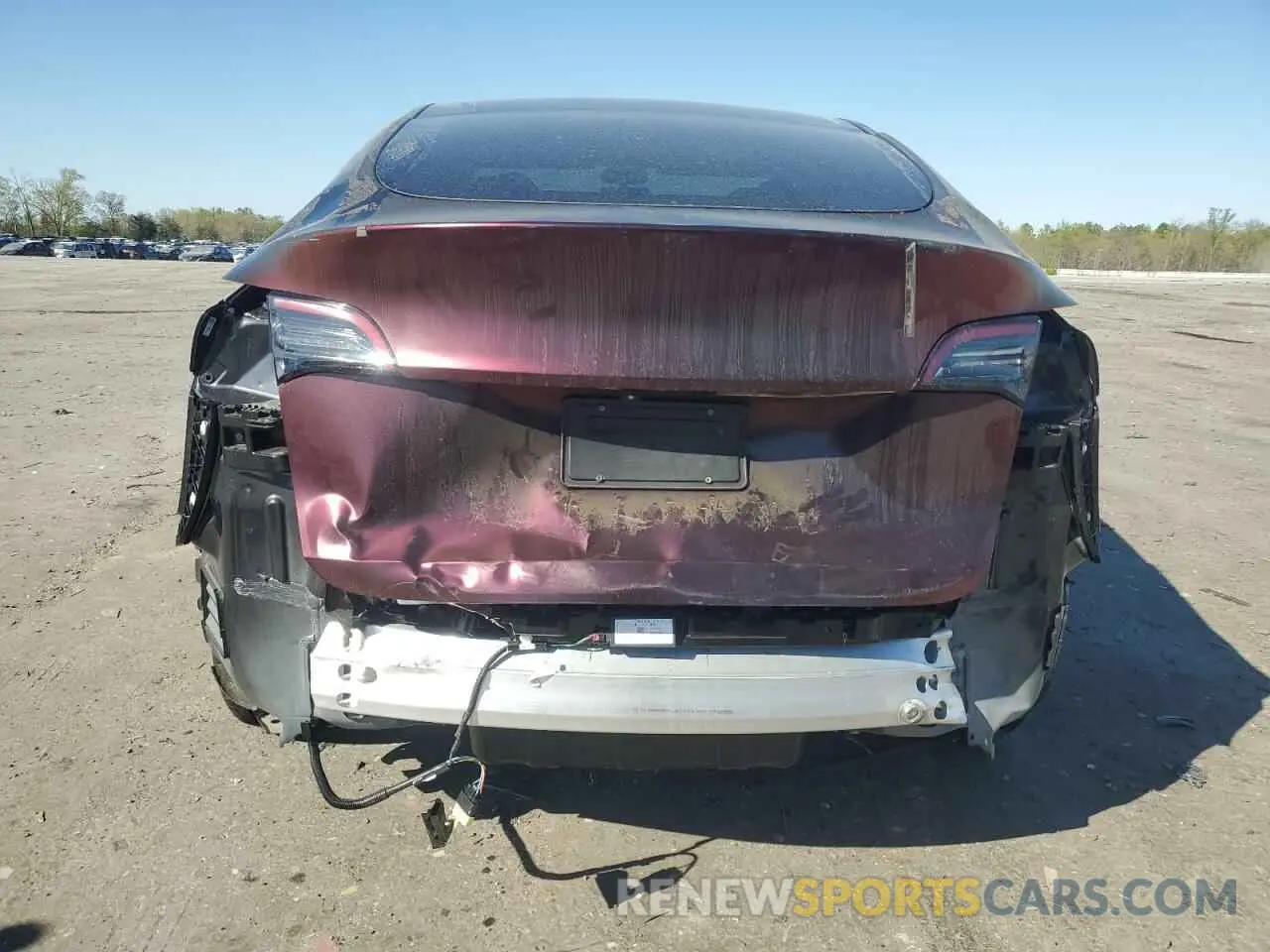6 fotografías del automóvil dañado 7SAYGAEE5RF990914 TESLA MODEL Y 2024