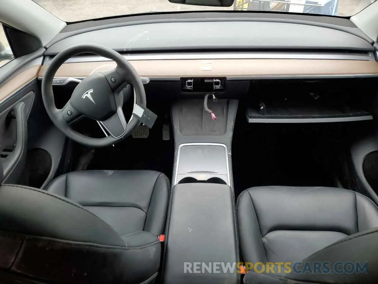 8 fotografías del automóvil dañado 7SAYGAEE6RF070354 TESLA MODEL Y 2024