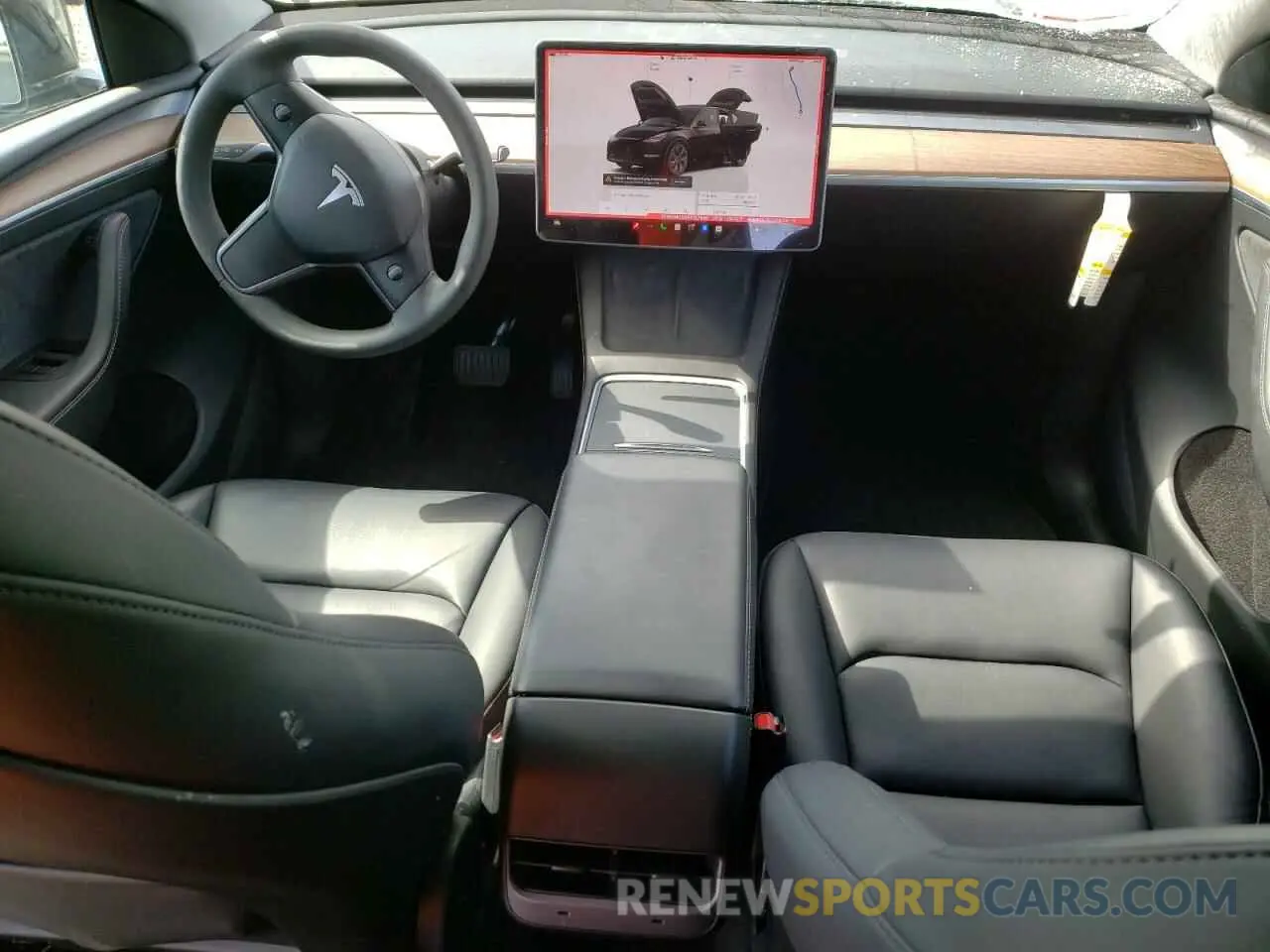 8 fotografías del automóvil dañado 7SAYGAEE6RF127846 TESLA MODEL Y 2024