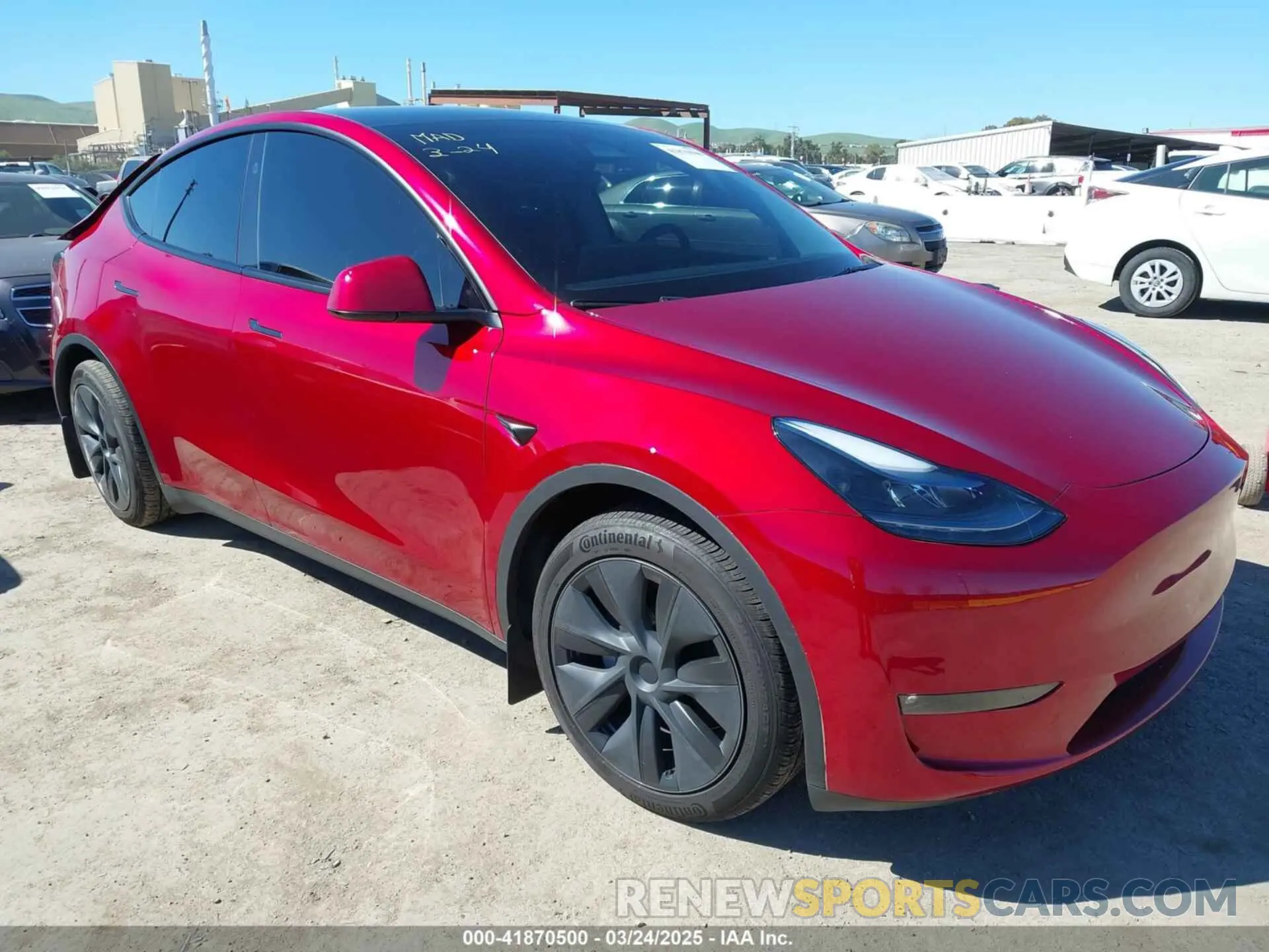 1 fotografías del automóvil dañado 7SAYGAEE6RF152066 TESLA MODEL Y 2024