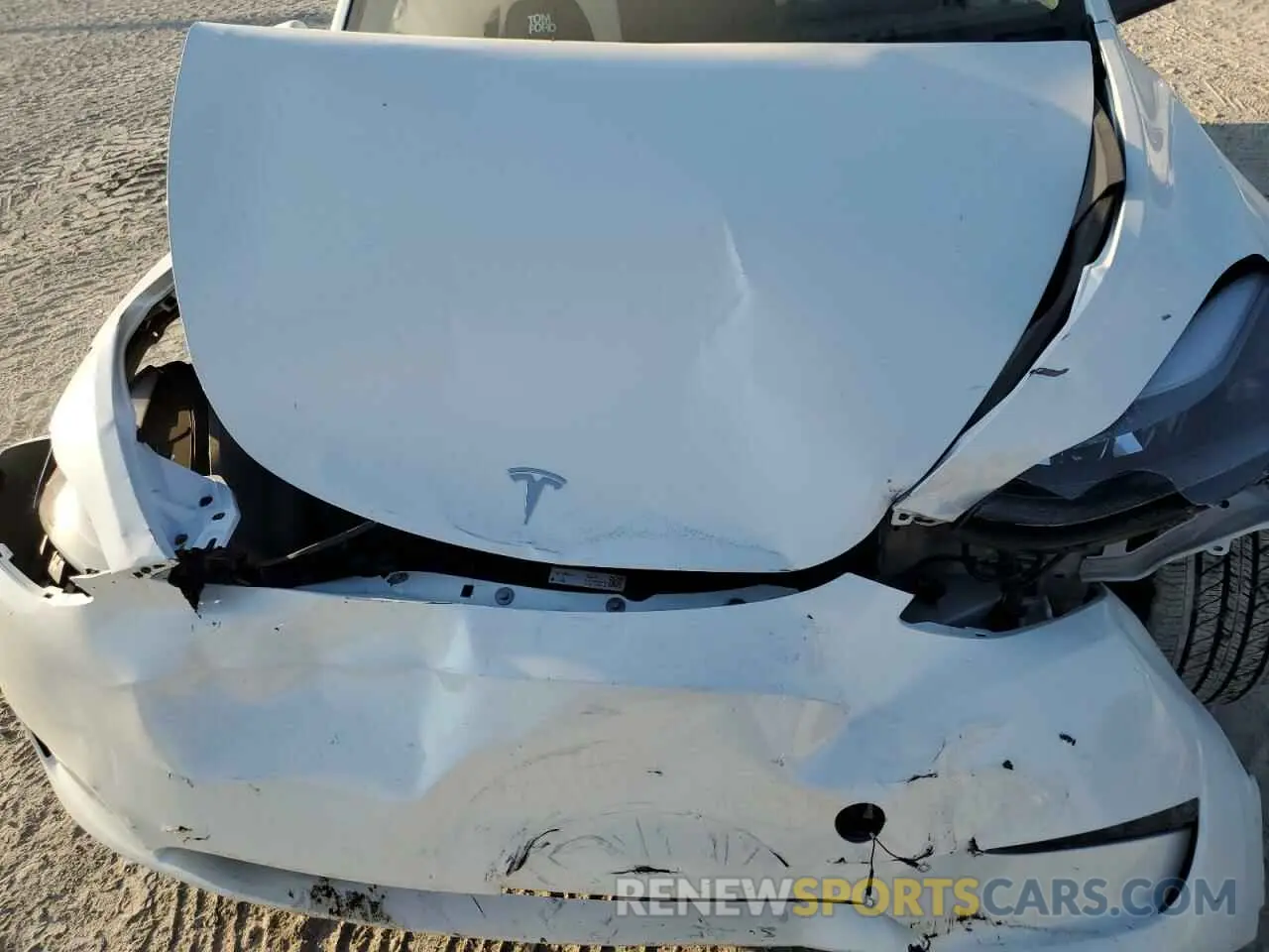 11 fotografías del automóvil dañado 7SAYGAEE6RF153248 TESLA MODEL Y 2024