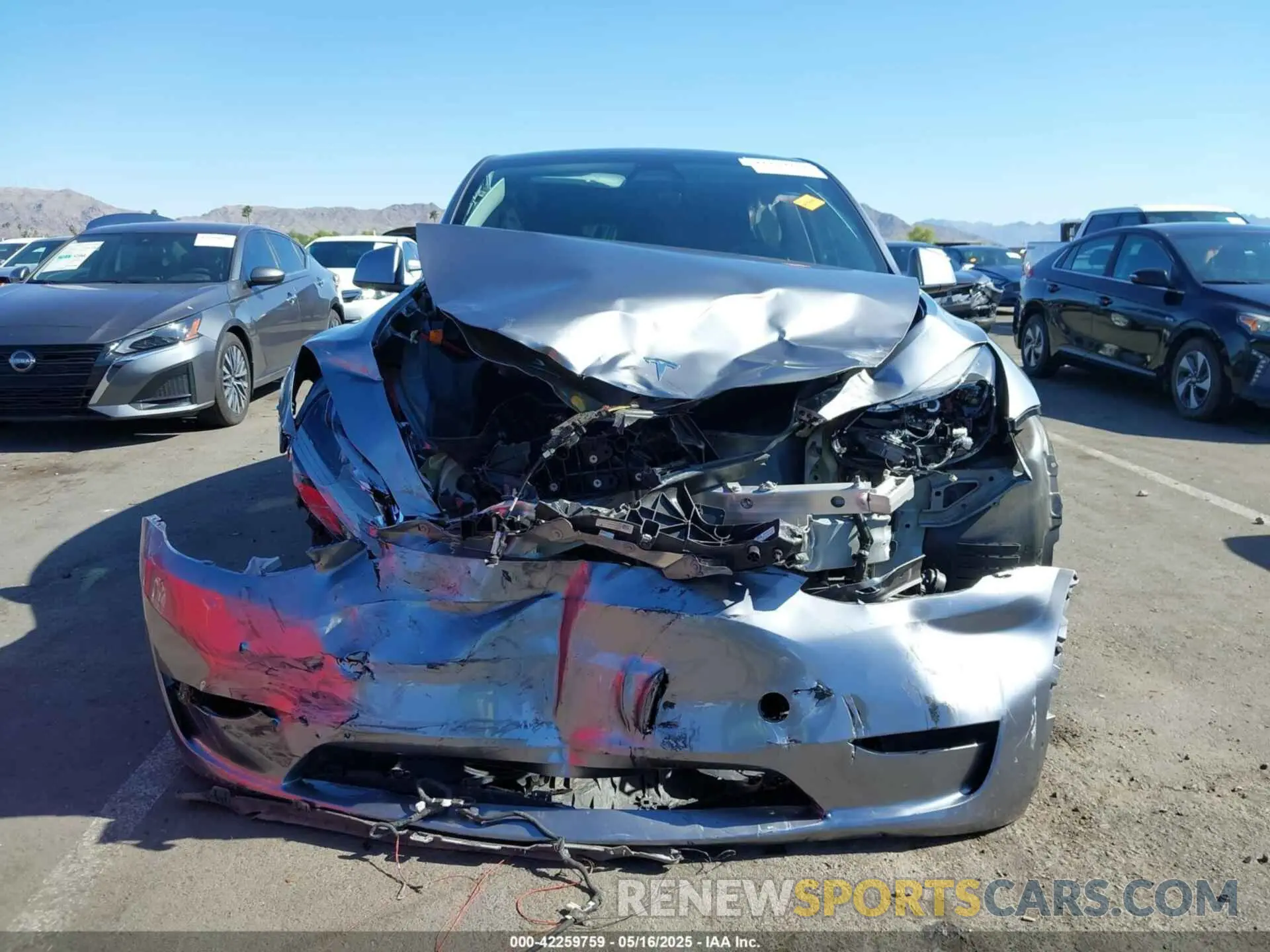 11 fotografías del automóvil dañado 7SAYGAEE6RF155551 TESLA MODEL Y 2024