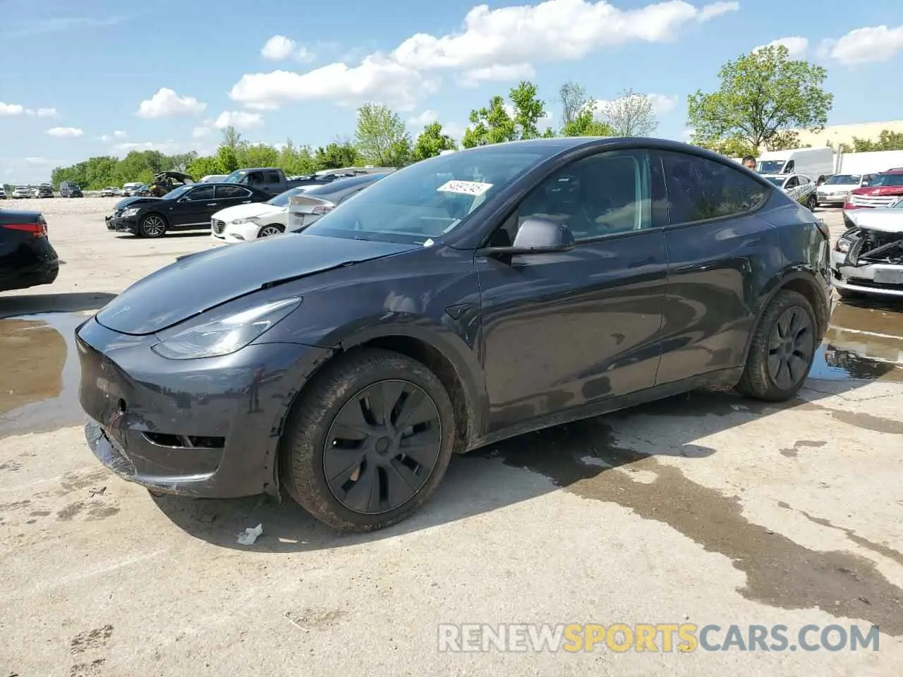 1 fotografías del automóvil dañado 7SAYGAEE6RF160698 TESLA MODEL Y 2024