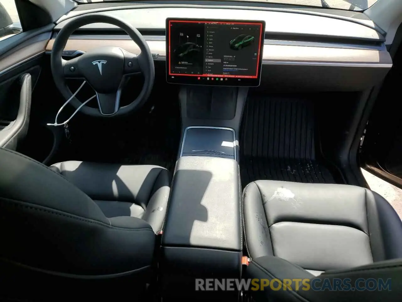 8 fotografías del automóvil dañado 7SAYGAEE6RF160698 TESLA MODEL Y 2024