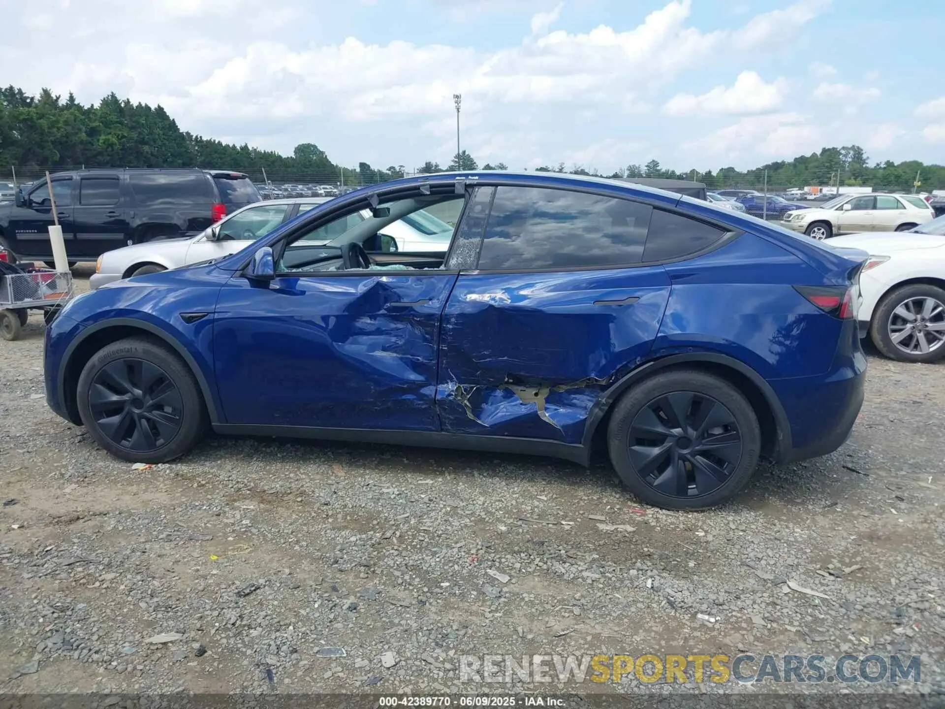 14 fotografías del automóvil dañado 7SAYGAEE7RF156787 TESLA MODEL Y 2024