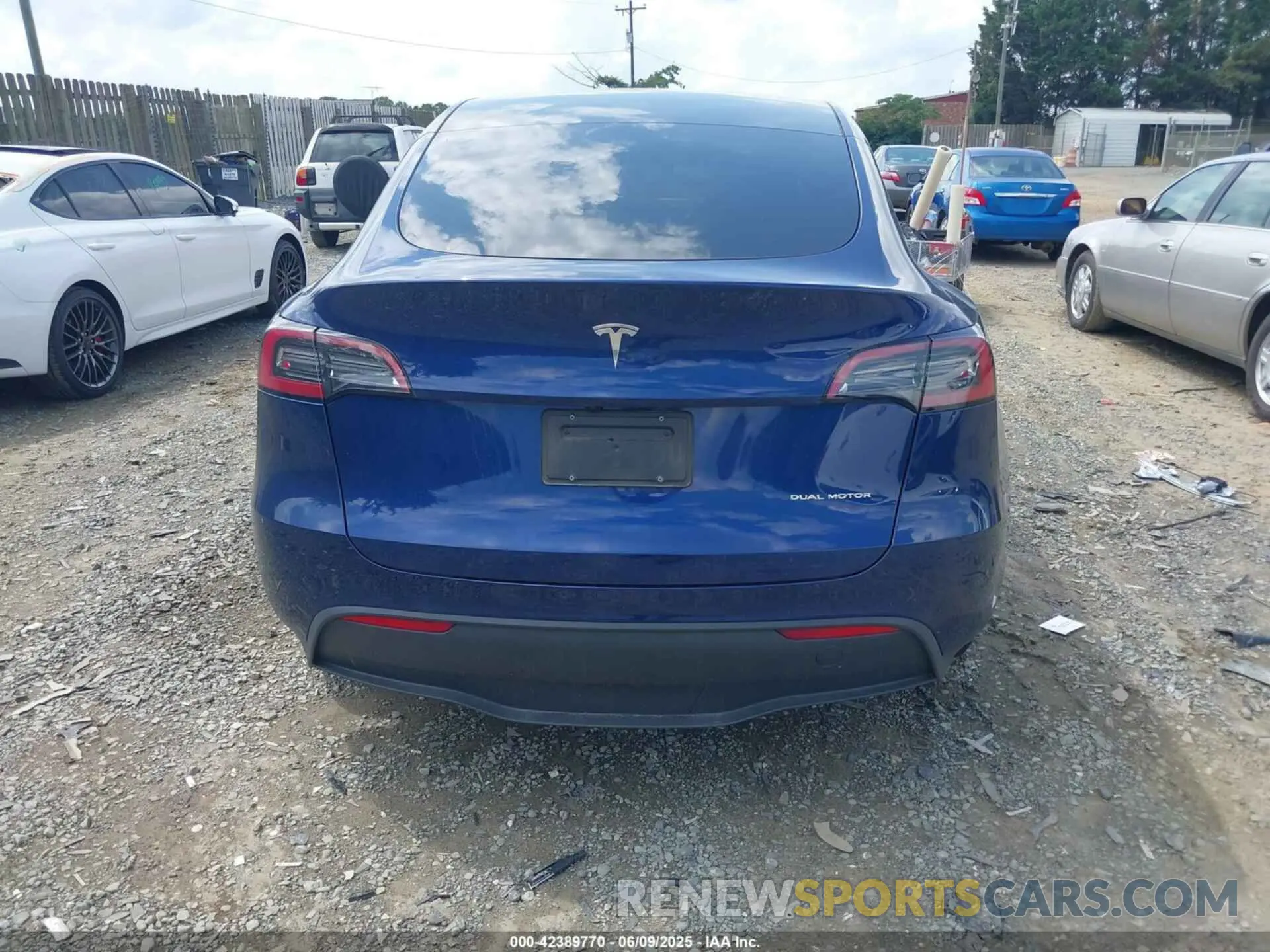 16 fotografías del automóvil dañado 7SAYGAEE7RF156787 TESLA MODEL Y 2024