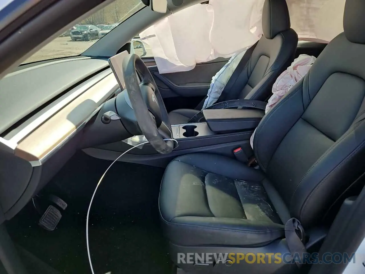 7 fotografías del automóvil dañado 7SAYGAEE7RF205700 TESLA MODEL Y 2024