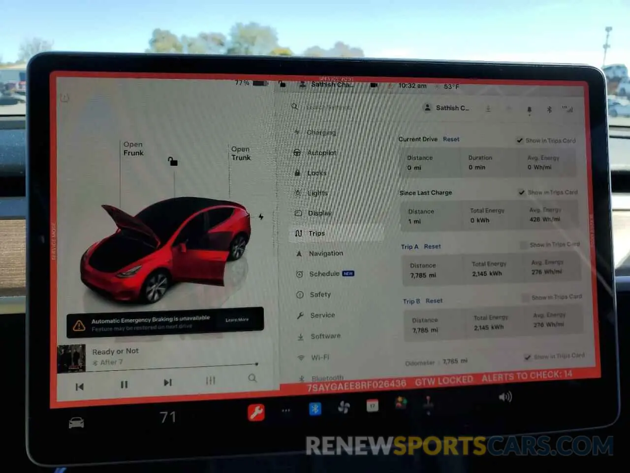 9 fotografías del automóvil dañado 7SAYGAEE8RF026436 TESLA MODEL Y 2024