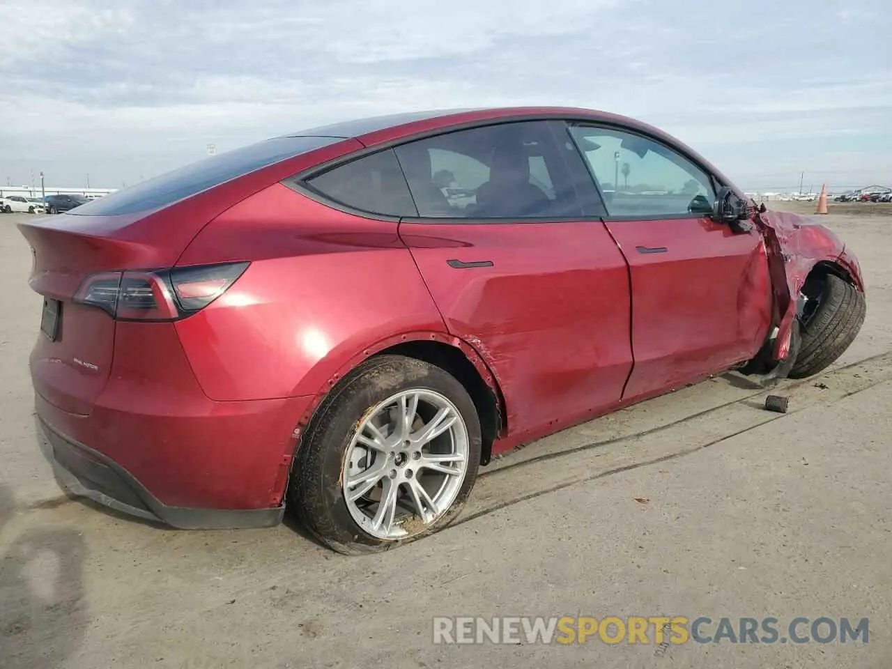 3 fotografías del automóvil dañado 7SAYGAEE8RF081789 TESLA MODEL Y 2024