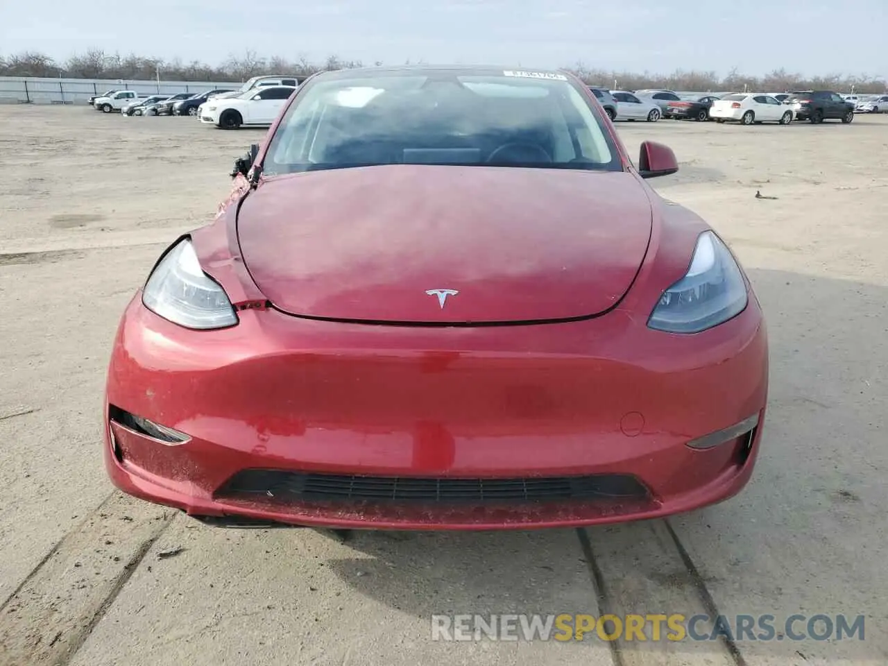 5 fotografías del automóvil dañado 7SAYGAEE8RF081789 TESLA MODEL Y 2024