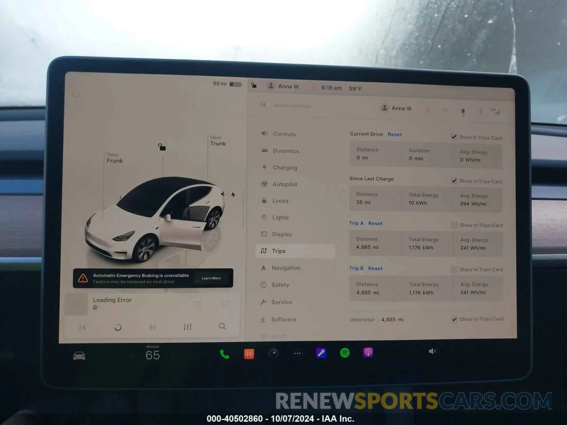 18 fotografías del automóvil dañado 7SAYGAEE8RF092274 TESLA MODEL Y 2024