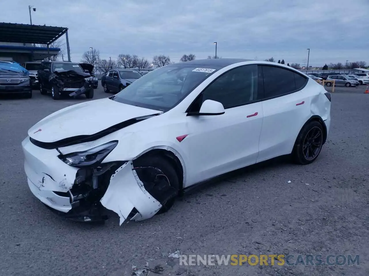 1 fotografías del automóvil dañado 7SAYGAEE9RF099721 TESLA MODEL Y 2024