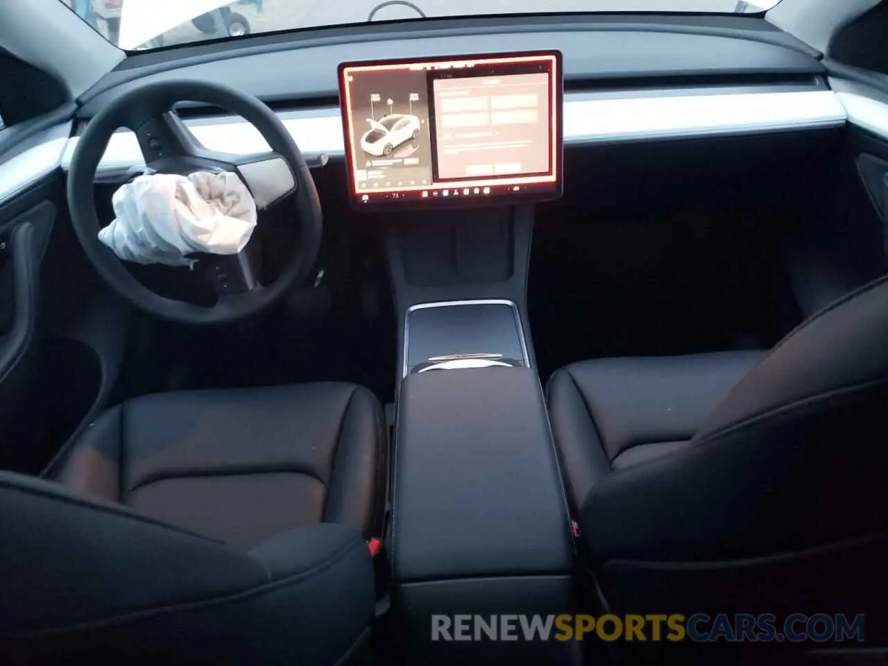 8 fotografías del automóvil dañado 7SAYGAEE9RF099721 TESLA MODEL Y 2024