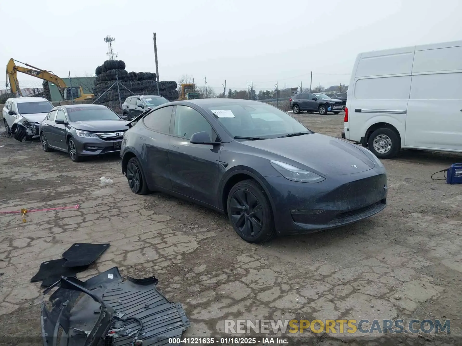 1 fotografías del automóvil dañado 7SAYGAEE9RF180802 TESLA MODEL Y 2024