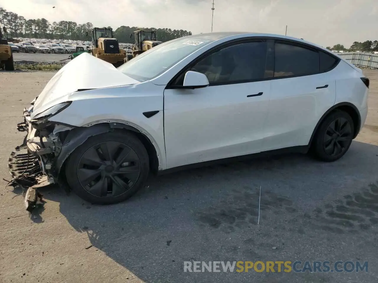 1 fotografías del automóvil dañado 7SAYGAEEXRF109995 TESLA MODEL Y 2024