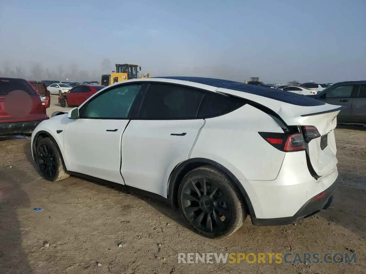 2 fotografías del automóvil dañado 7SAYGDED0RA311315 TESLA MODEL Y 2024