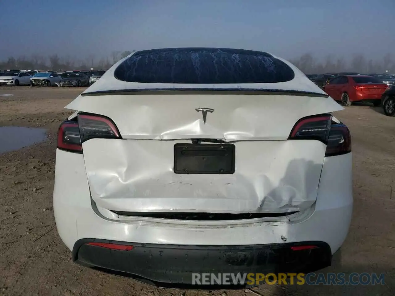 6 fotografías del automóvil dañado 7SAYGDED0RA311315 TESLA MODEL Y 2024