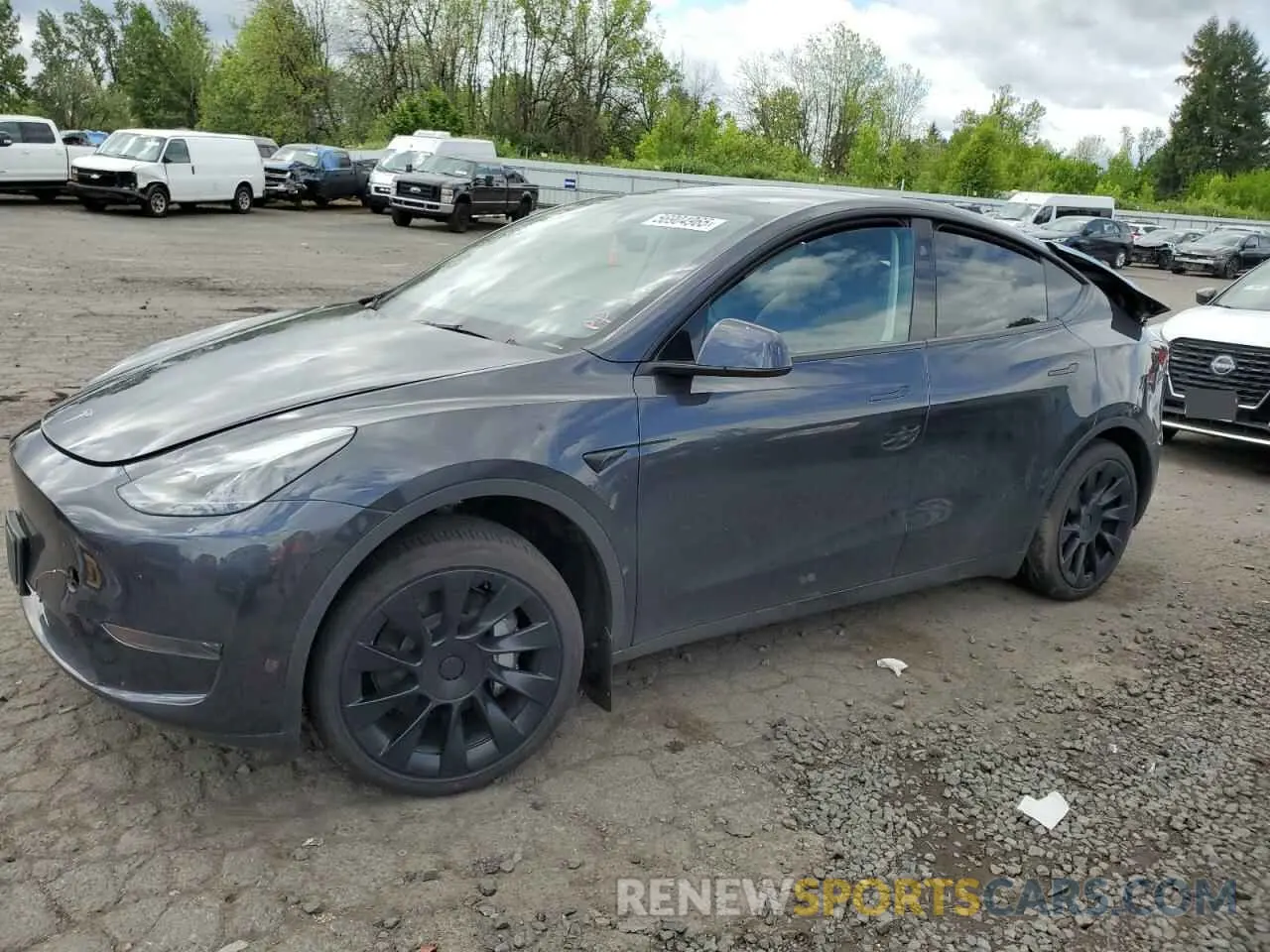 1 fotografías del automóvil dañado 7SAYGDED0RF043675 TESLA MODEL Y 2024