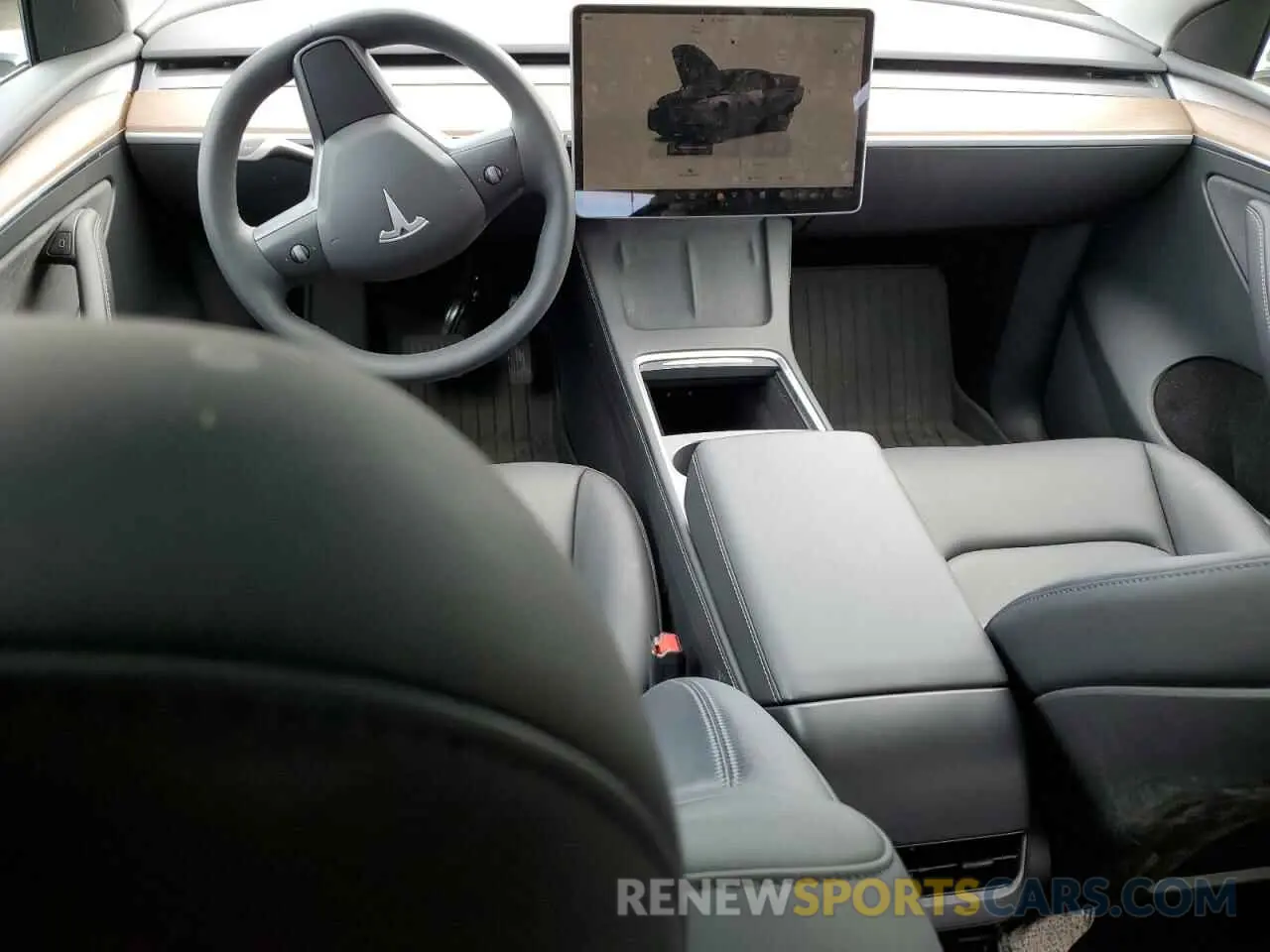 8 fotografías del automóvil dañado 7SAYGDED0RF043675 TESLA MODEL Y 2024