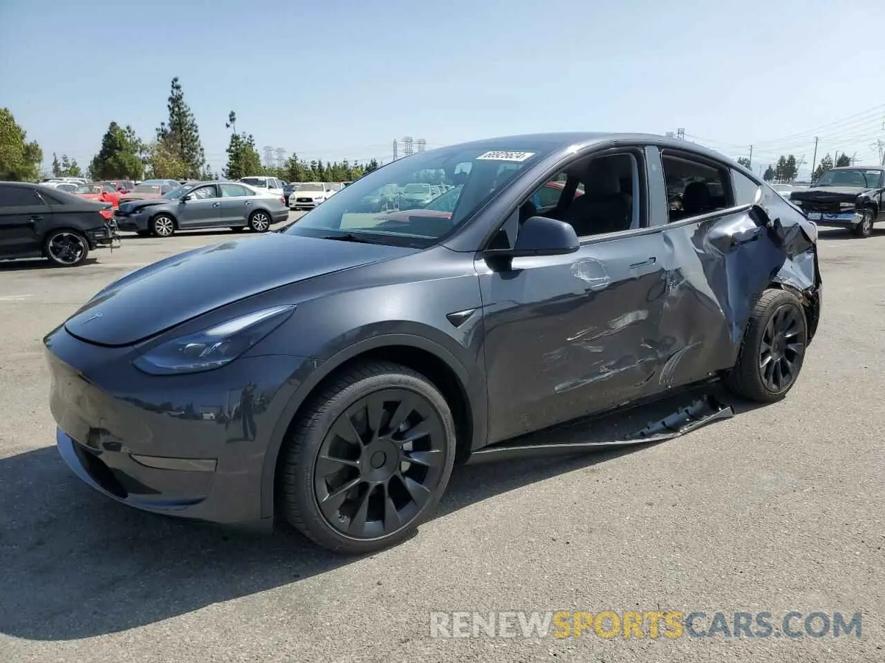 1 fotografías del automóvil dañado 7SAYGDED0RF119721 TESLA MODEL Y 2024