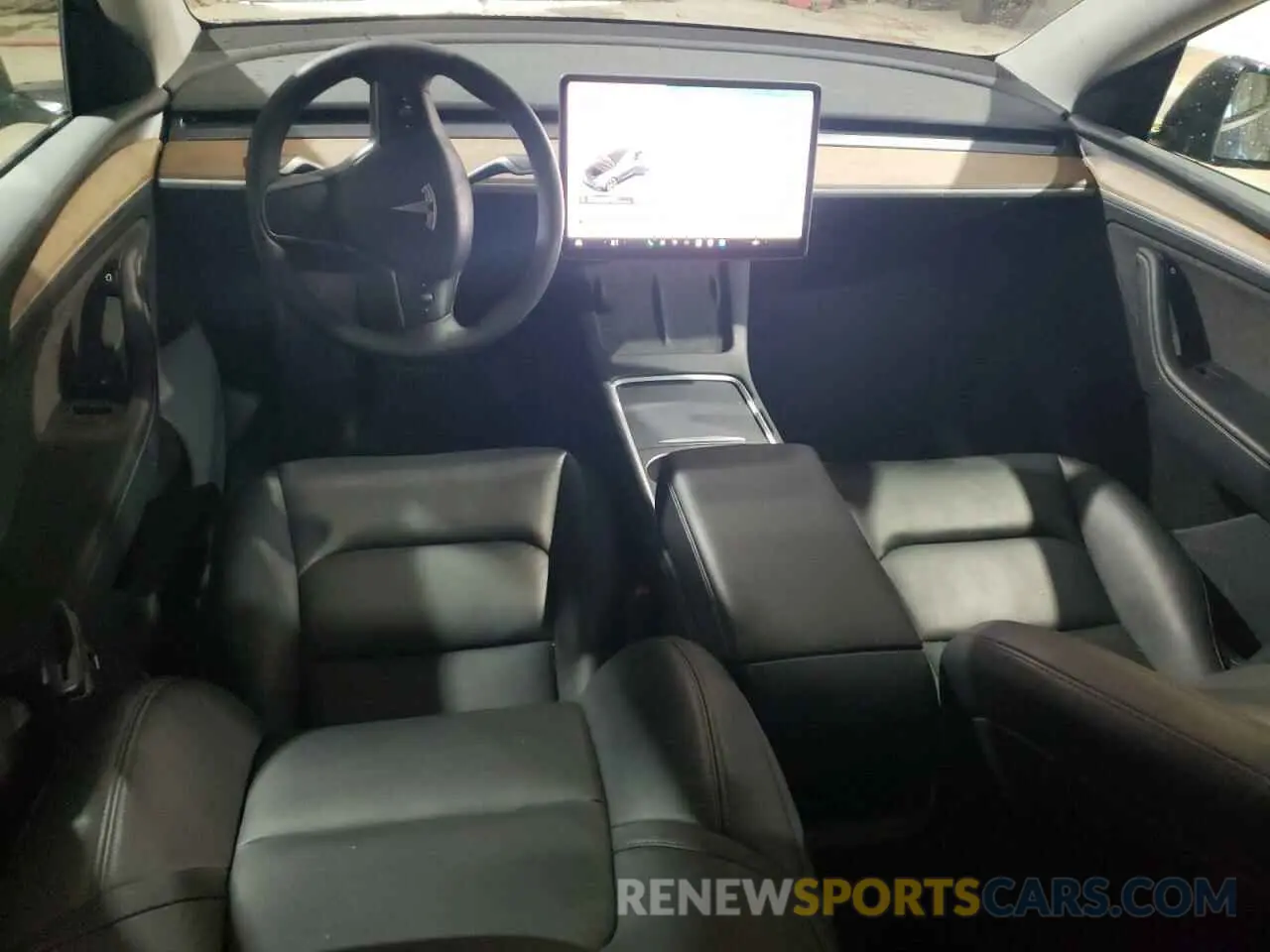 8 fotografías del automóvil dañado 7SAYGDED1RA307161 TESLA MODEL Y 2024